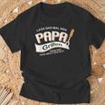 Lass Das Mal Den Papa Grillen Top Für Denatertag T-Shirt Geschenke für alte Männer