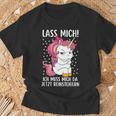 Lass Mich Ich Muss Mich Da Jetzt Reinsteiger Unicorn T-Shirt Geschenke für alte Männer