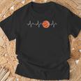 Latido Del Corazón De Baloncesto – Bball Ekg Pulse Line Jugadores Divertidos Camiseta unisex Regalos para ancianos