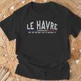 Le Havre France Coordonnées Gps T-Shirt Cadeaux pour les vieillards
