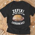 Leberkas Liver Cheese Melt Meat Cheese Meat Sausage T-Shirt Geschenke für alte Männer