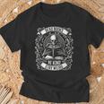 Lee Libros Sé Amable Quédate Raro Esqueleto Amante De Los Libros Camiseta unisex Regalos para ancianos