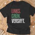 Left Green Versifft Ironic Anti-Rassism T-Shirt Geschenke für alte Männer