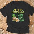 The Leprechauns Made Me Do It Saint Patrick's Day T-Shirt Gifts for Old Men