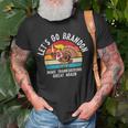 Let's Go Branson Brandon Thanksgiving And Trump Turkey T-Shirt Gifts for Old Men