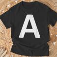 Letter A T-Shirt Geschenke für alte Männer