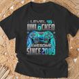 Level 15 Unlocked Awesome Since 2009 15Th Birthday Gaming T-Shirt Gifts for Old Men