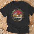 Levi The Man The Myth The Legend Personalized Name T-Shirt Gifts for Old Men