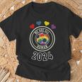 Lgbtq Outfit Fußball Wm Trikot 2024 Pride Regenbogen Fan T-Shirt Geschenke für alte Männer