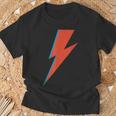 Lightning Bolt As Worn By Ziggy Rock Classic Music Sane 70S T-Shirt Gifts for Old Men