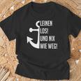 Linen Los Und Nix Wie Weg Ship Ahoi Skipper T-Shirt Geschenke für alte Männer