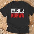 Was Los Kurwa Pole S T-Shirt Geschenke für alte Männer