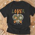Loser Lover Drip Heart Olive Green 5S Matching For Women T-Shirt Gifts for Old Men