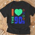 I Love The 90'S Fiesta De Los 90 De Estilo Retro Camiseta unisex Regalos para ancianos