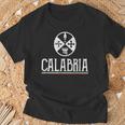 Love Calabria Flag Calabrese Pride T-Shirt Geschenke für alte Männer