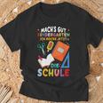 Machs Gut Kindergarten Ich Rocke Jetzt Die Schule T-Shirt Geschenke für alte Männer