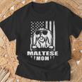 Maltese Mom Cool Vintage Retro Proud American T-Shirt Gifts for Old Men