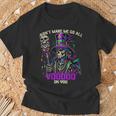 Mardi Gras Priest Top Hat New Orleans Witch Doctor Voodoo T-Shirt Gifts for Old Men