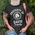 Matching Davis Family Last Name For Camping And Road Trips T-Shirt Gifts for Old Men