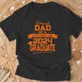 Matching Family Orange Proud Dad Class Of 2024 Graduate T-Shirt Gifts for Old Men