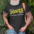 Matching Jones Family Name Its A Jones Surname Thing T-Shirt Gifts for Old Men