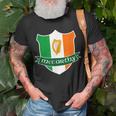 Mccarthy Irish Name Ireland Flag Harp Family T-Shirt Gifts for Old Men
