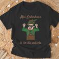 Mei Lederhosn Is In Da Wäsch Ersatz Lederhosen Schwarzes T-Shirt Geschenke für alte Männer