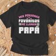 Meine Lieblingspersonen Ich Rufe Papa Für Eltern An T-Shirt Geschenke für alte Männer