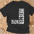 Meister 2024 Aufsteigerintage Motif Team Football Fun T-Shirt Geschenke für alte Männer