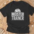 Meister Trainer Fußballtrainer Aus Leidenschaft T-Shirt Geschenke für alte Männer