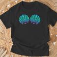 Mermaid Sea Shell Bra Costume T-Shirt Gifts for Old Men