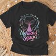 Mermaid Squad Of The Birthday Mermaid T-Shirt Gifts for Old Men