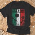 Mexican Flag Retro Cancun Mexico T-Shirt Geschenke für alte Männer