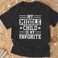 My Middle Child Is My Favorite T-Shirt Gifts for Old Men