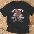 Mighty Mole Hunter T-Shirt Gifts for Old Men