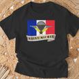 Militaire Saint-Michel Patron Parachutiste France Armée T-Shirt Cadeaux pour les vieillards