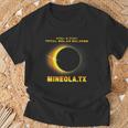 Mineola Texas Total Solar Eclipse 2024 T-Shirt Gifts for Old Men
