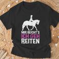 Mir Reichts Ich Geh Reiten For A Rider's T-Shirt Geschenke für alte Männer