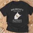 Mir Reichts Ich Gehe Jetzt Alpacas Strohlen T-Shirt Geschenke für alte Männer