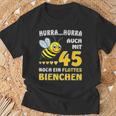 Mit 45 Noch Ein Flottes Bienchen 45 Geburtstag 45 T-Shirt Geschenke für alte Männer