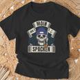 Moin Ihr Spacken Norden Skull Slogan T-Shirt Geschenke für alte Männer