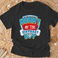 Mommy Of The Birthday Boy Dog Paw Family Matching T-Shirt Gifts for Old Men