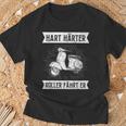 Moped Driver Hard Hardener Scooter Fahrt Er Moped Slogan T-Shirt Geschenke für alte Männer