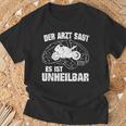 Motorcycle Fun Idea For Biker Motorcycle Rider S T-Shirt Geschenke für alte Männer