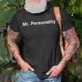 Mr Personality T-Shirt Gifts for Old Men