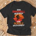 Mtb Zum Downhill Geboren Zur Schule Forced T-Shirt Geschenke für alte Männer