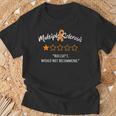 Multiple Sclerosis One Star Ms Invisible Spoonie T-Shirt Gifts for Old Men