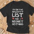 Naughty Gifts, No Ragrets Shirts