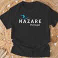 Nazare Portugal Wave Surf Surfing Surfer T-Shirt Gifts for Old Men