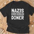Nazis Essen Heimlich Döner Gegen Nazis Sayings T-Shirt Geschenke für alte Männer